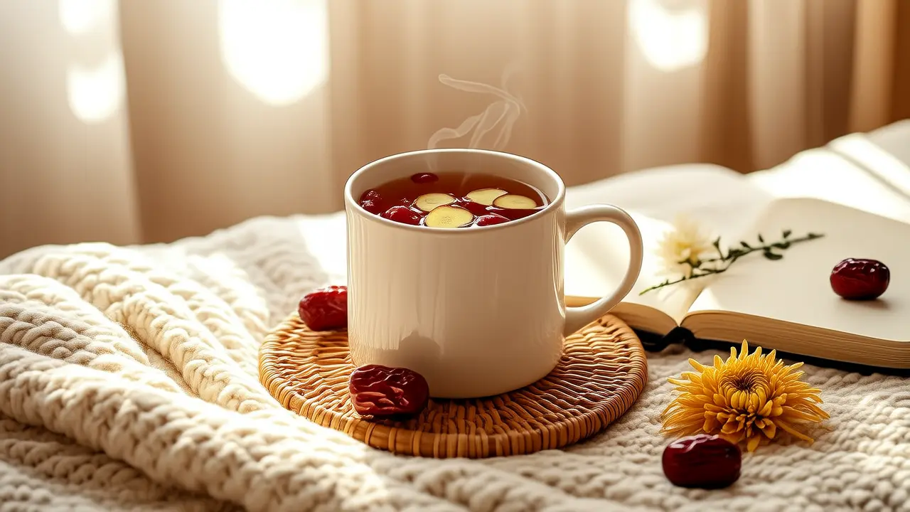 Hormonal Tip to Improve Menstrual Fatigue: Warming Uterus Ginger Jujube Tea