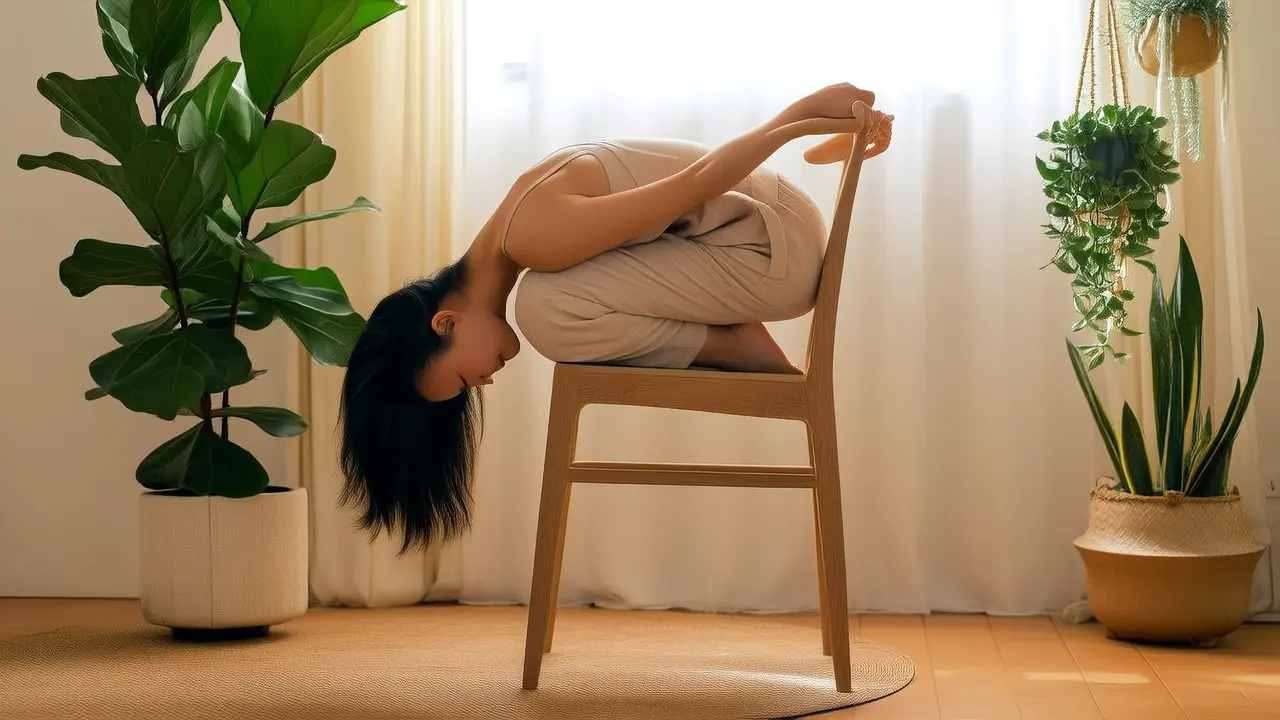 5-Minute Full-Body Stretch: Easy Relief from Fatigue on a Chair