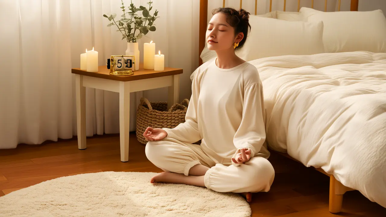 5-Minute Pre-Sleep Meditation for Stress Relief: Abdominal Breathing Helps You Sleep Well All Night