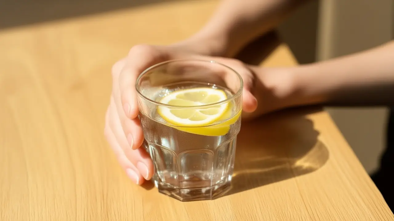 One of the 5 Natural Anti-Aging Care Tips: Drinking a Glass of Warm Water Upon Waking Up to Start a Young Day
