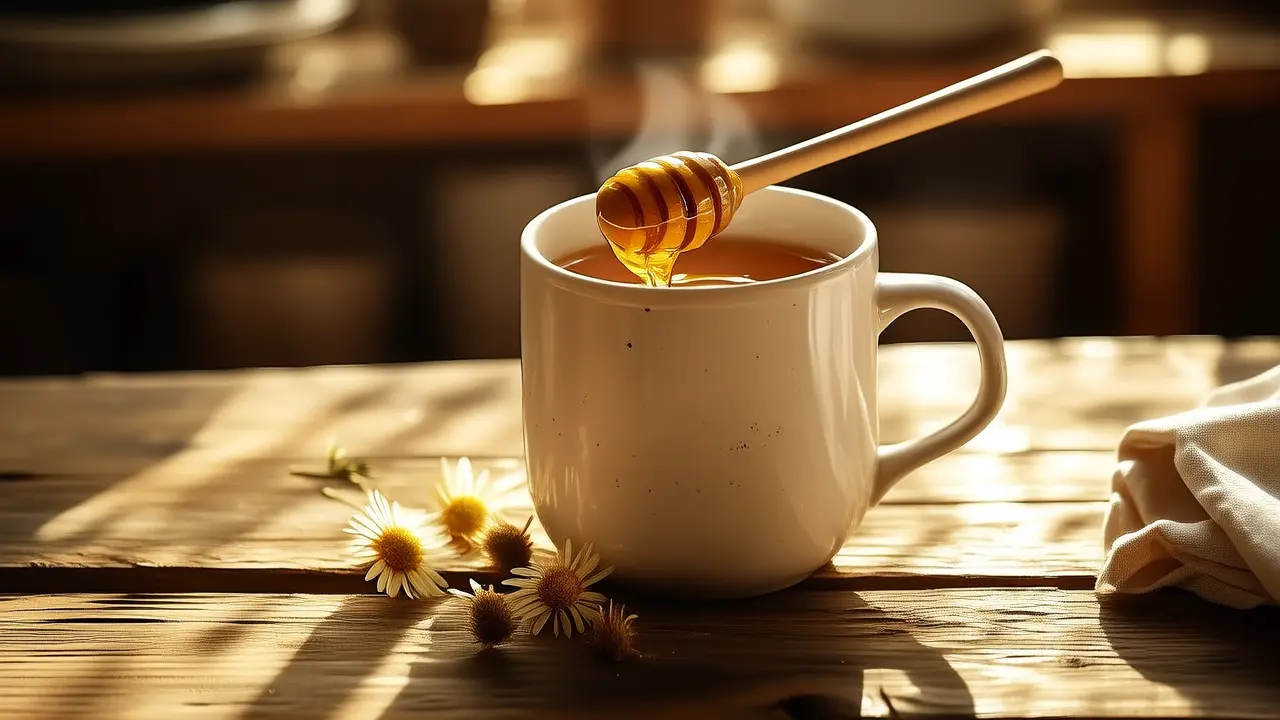 Té de manzanilla con miel: un tratamiento natural para aliviar rápidamente la ansiedad