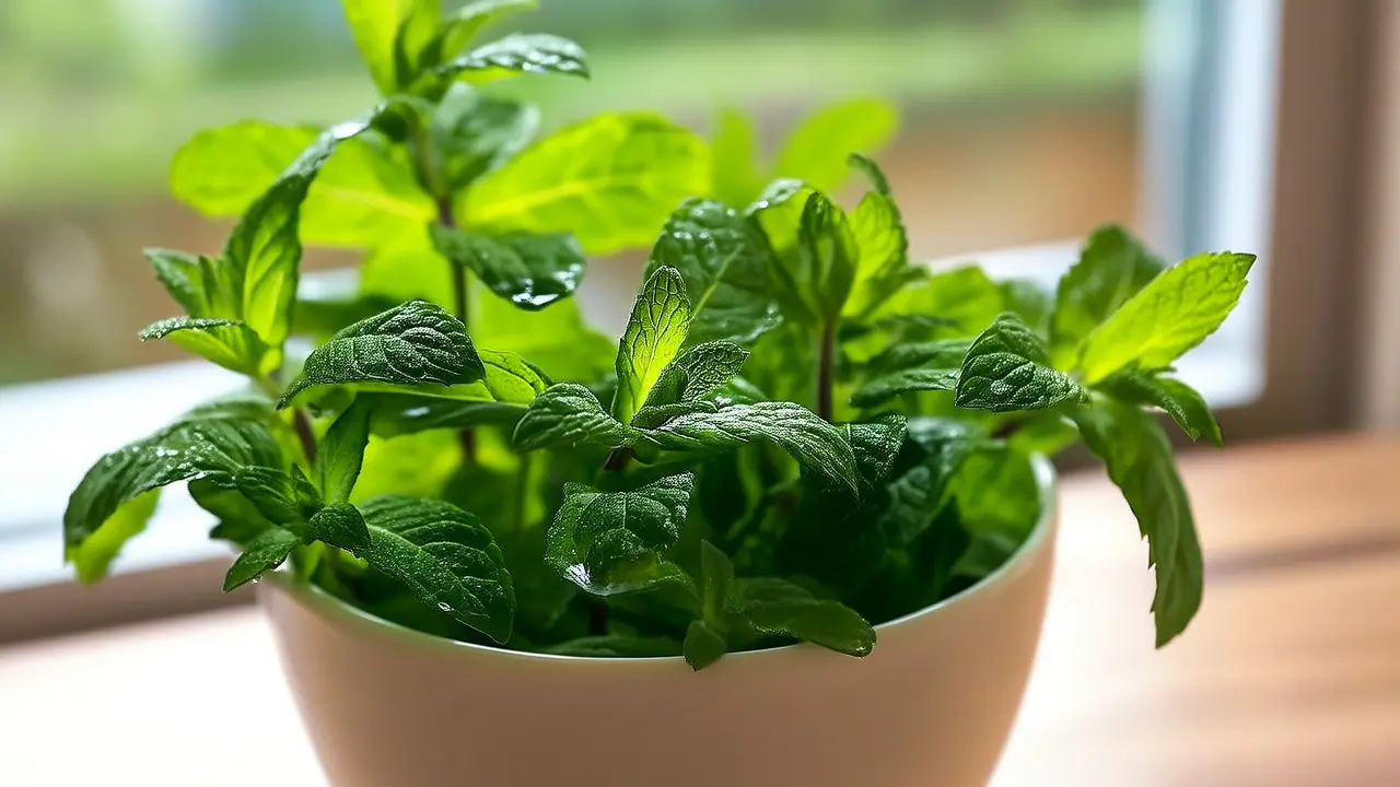 Remedio casero con hojas de menta para aliviar dolores de cabeza tensionales: una solución sencilla