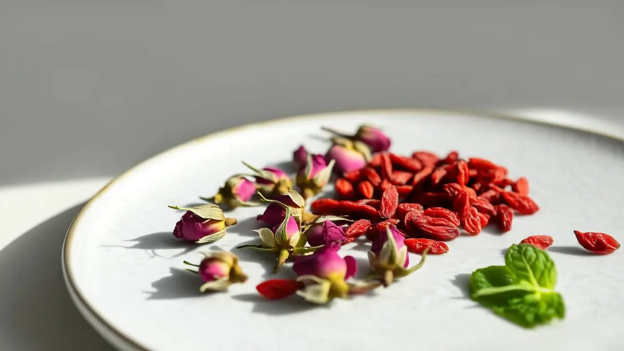 Mild Detox Herbal Tea: Rose Goji Mint Formula, a Good Choice for Daily Health Care