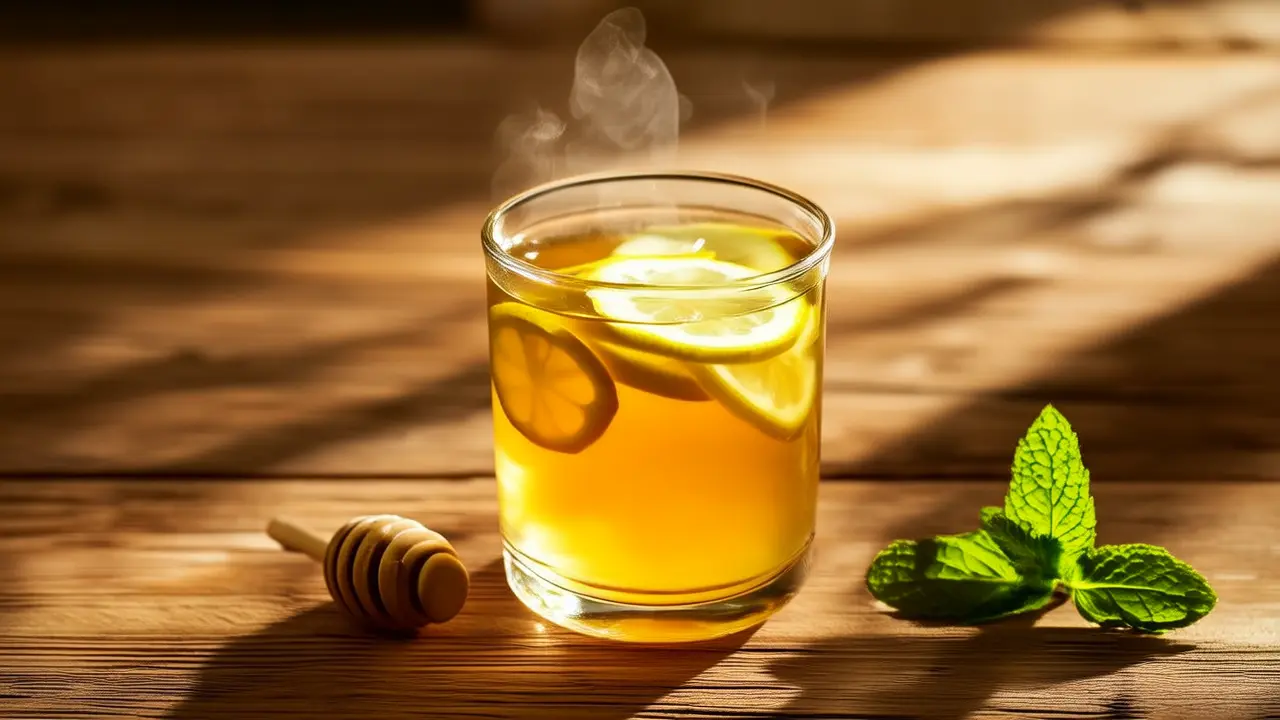 Truco para desintoxicar el intestino: una taza de agua tibia con limón, jengibre y miel, para iniciar la purificación interna