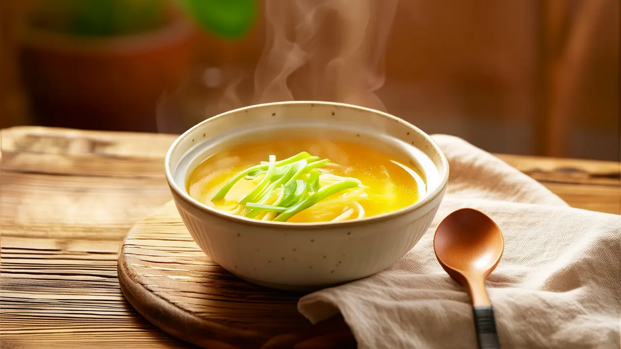 Don't panic about intestinal cramps, drink a bowl of ginger soup to relieve them — the most effective home remedy at home