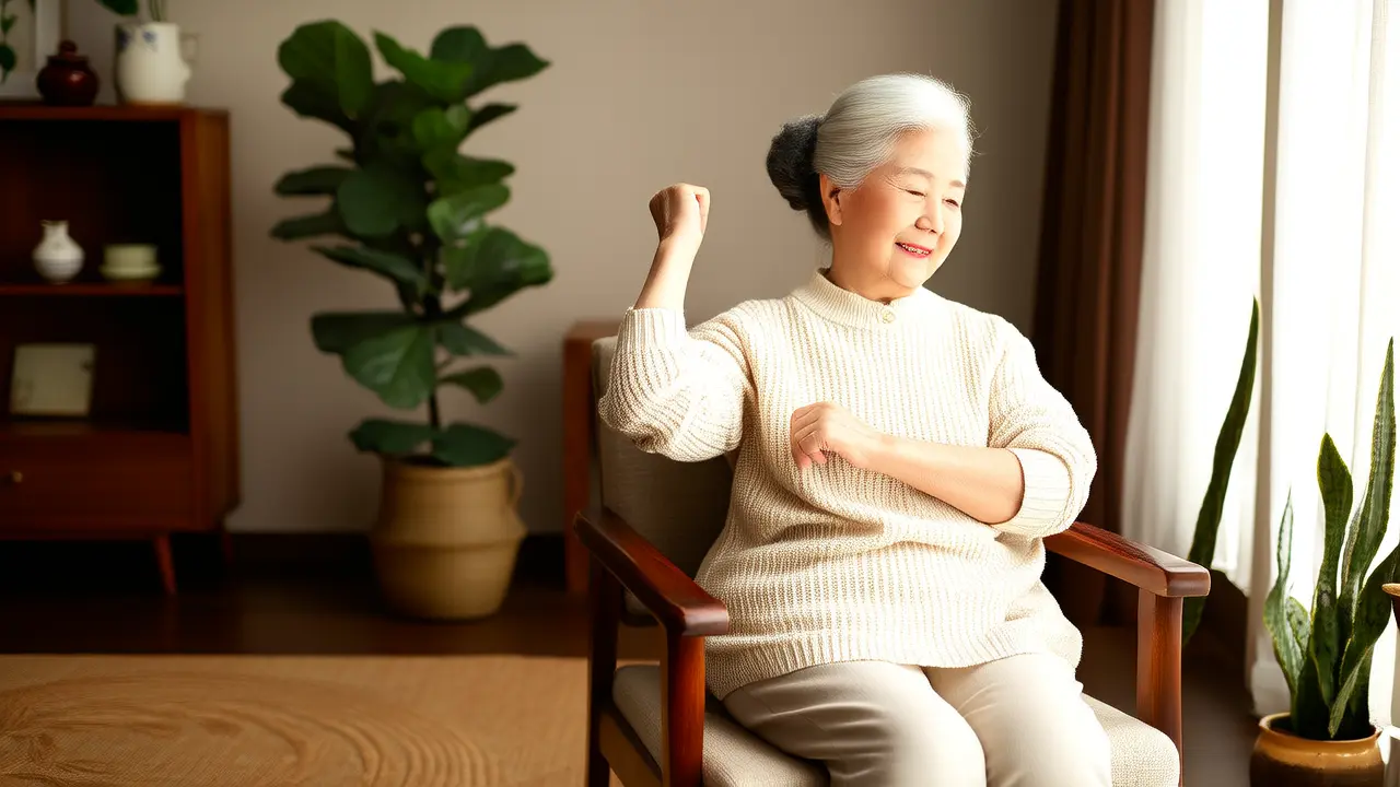 Morning 5-Minute Chair Stretch, Awaken Full-Body Flexibility, and Be Full of Energy Every Day