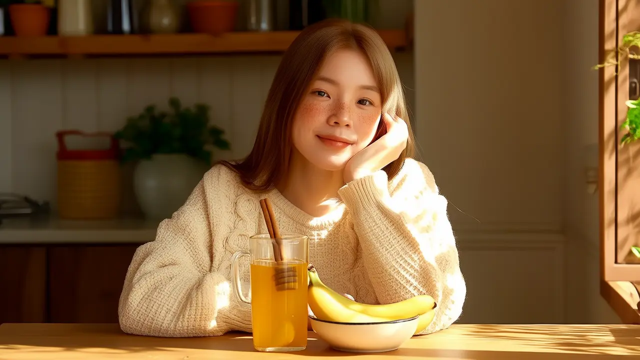 Eat a banana and drink a cup of honey water: a simple remedy to ease anxiety and improve mood