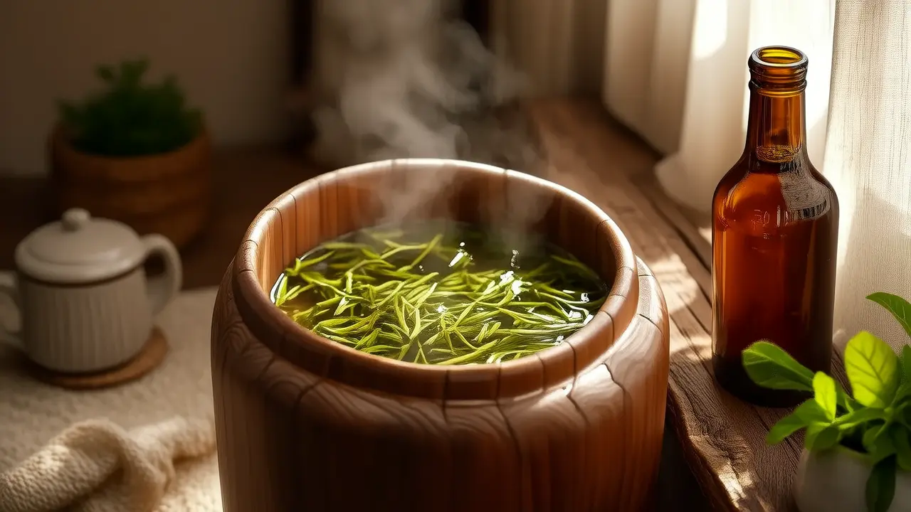Tea and Vinegar Foot Bath: A Simple Home Remedy to Easily Relieve Foot Odor