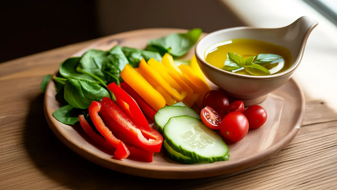 Eat more vegetables to lose weight easily? Try this little trick: eat a plate of vegetables before each meal!