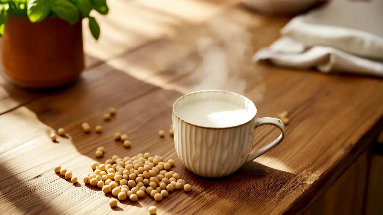 Drinking more soy milk to relieve physical discomfort: a warm drink, gently regulating the spleen and stomach