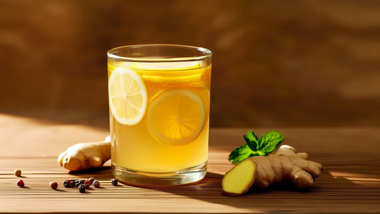 Adjusting phlegm-damp constitution, try this gentle detox technique: a cup of warm ginger honey water in the morning