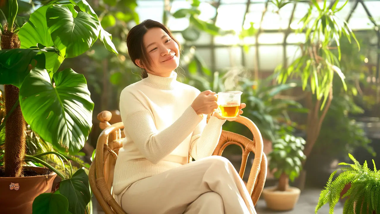 Gentle Body Detox: A Cup of Natural Herbal Tea to Help Unblock the Liver and Remove Dampness