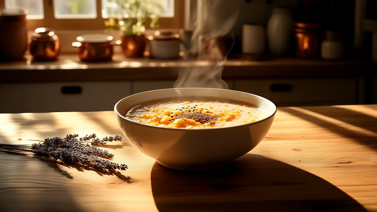 A Bowl of Pumpkin and Millet Porridge: A Secret to Stabilize Blood Sugar Fluctuations with a Low-Sugar Diet