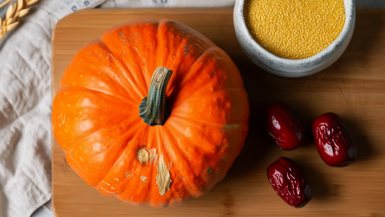 A Bowl of Pumpkin and Millet Porridge: A Secret to Stabilize Blood Sugar Fluctuations with a Low-Sugar Diet