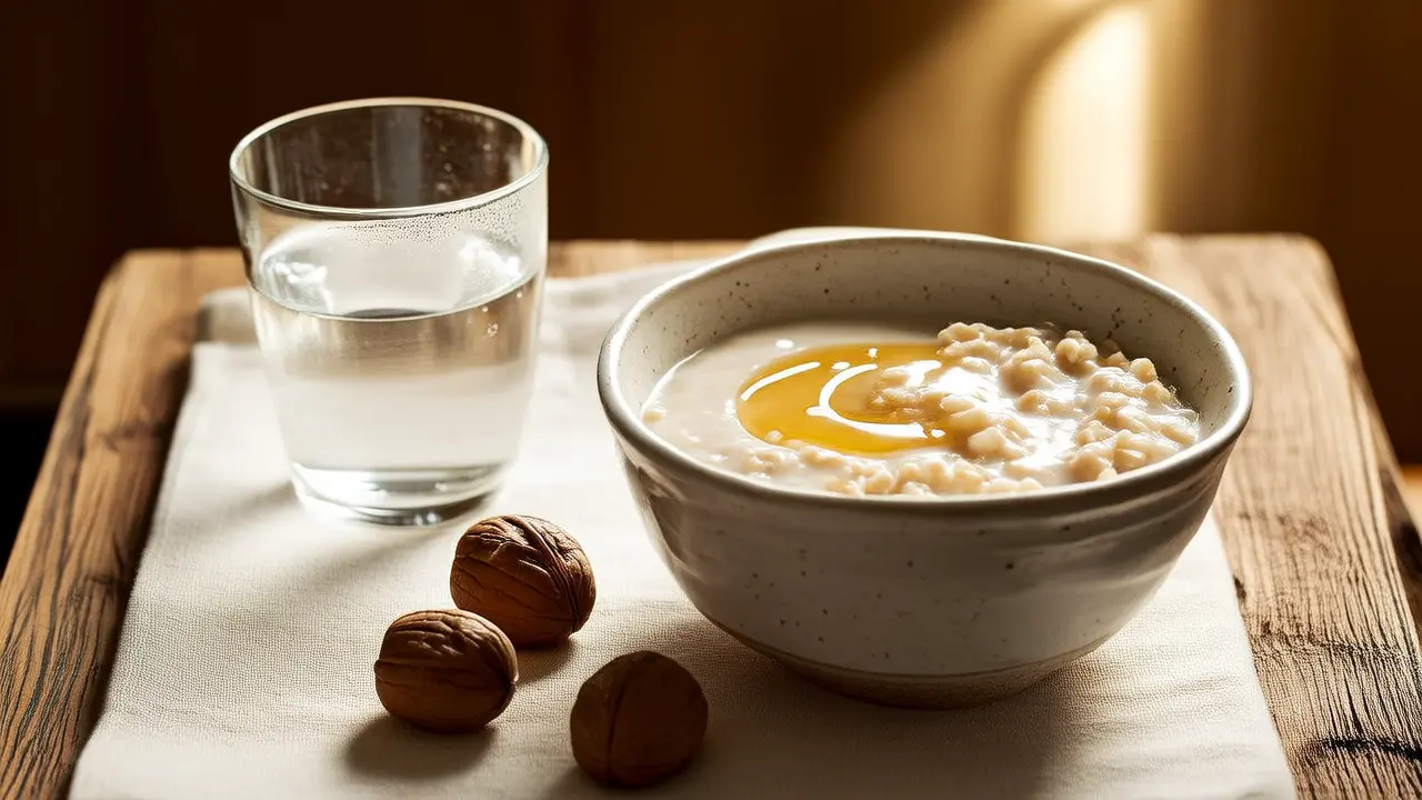 Low-fat diet weight loss tip: a warm cinnamon apple oatmeal porridge, easily bid farewell to hunger