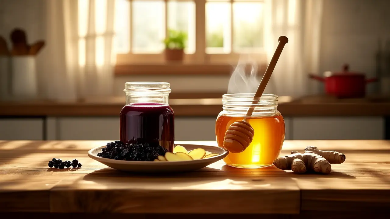 Elderberry Syrup for Colds and Coughs: A Warming and Safe Home Remedy