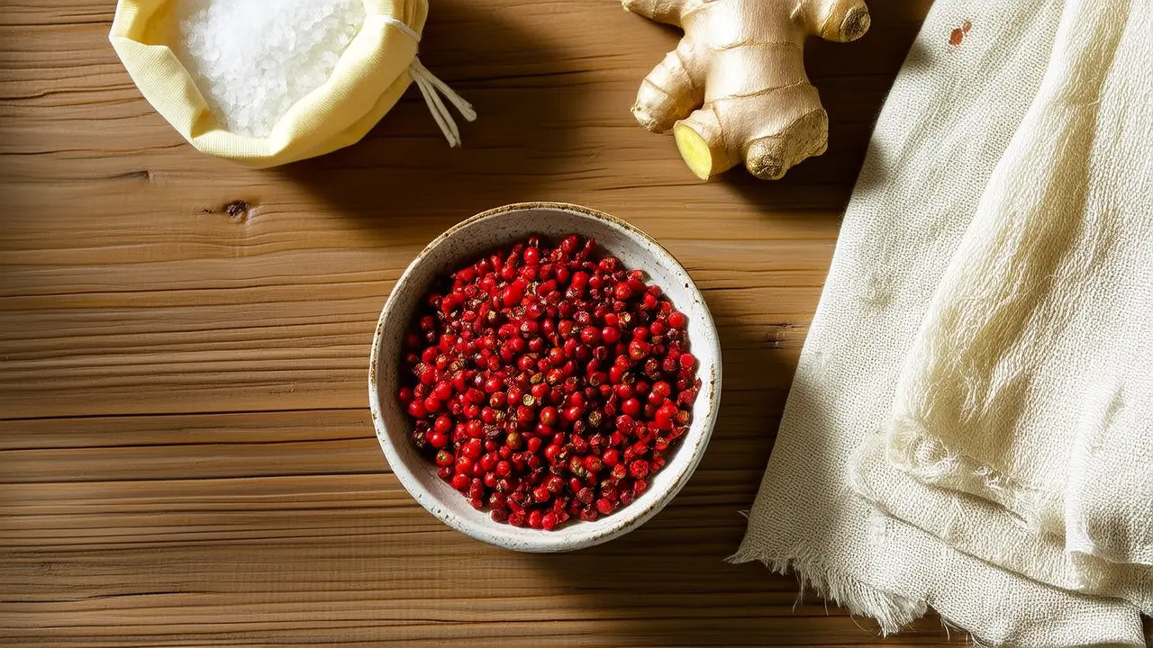 Sichuan Pepper and Ginger Warm Compress: A Natural Home Remedy to Alleviate Muscle Strain in the Lower Back
