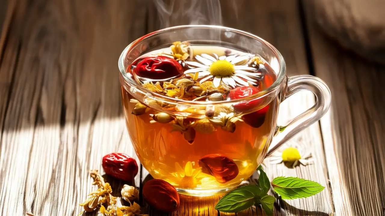 Hormone-balancing Herbal Tea: One cup a day is enough, warming the body and smoothing the qi