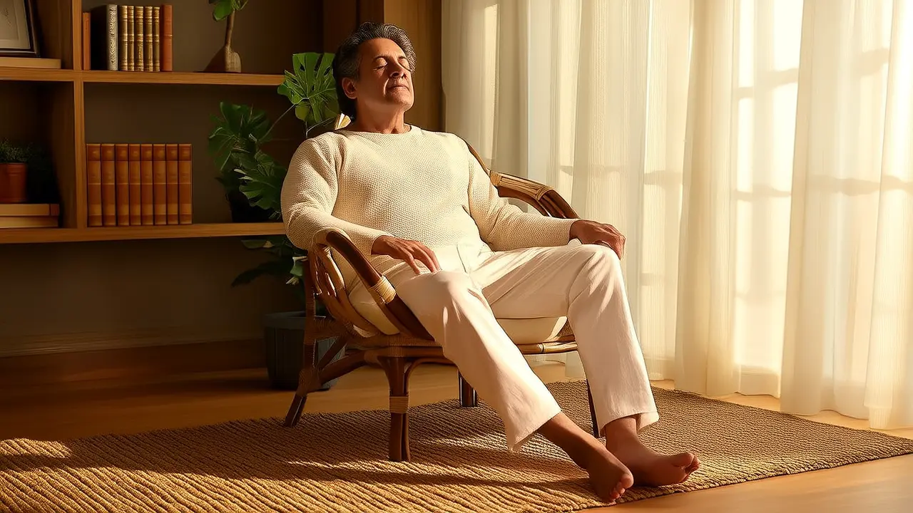 Simple neck stretching, relieve stiffness at home and promote the flow of qi and blood