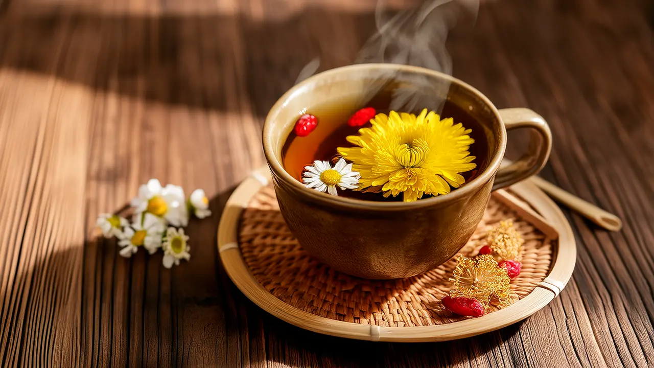 Chrysanthemum and Goji Berry Remedy: A Warm Drink to Alleviate Dry Eyes, a Gentle Secret for Eye Care
