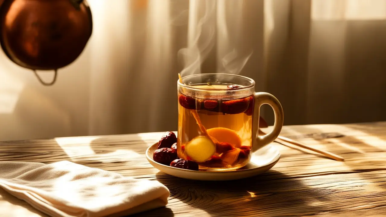 Avoid coldness during menstruation: a warm ginger date tea to keep your uterus warm