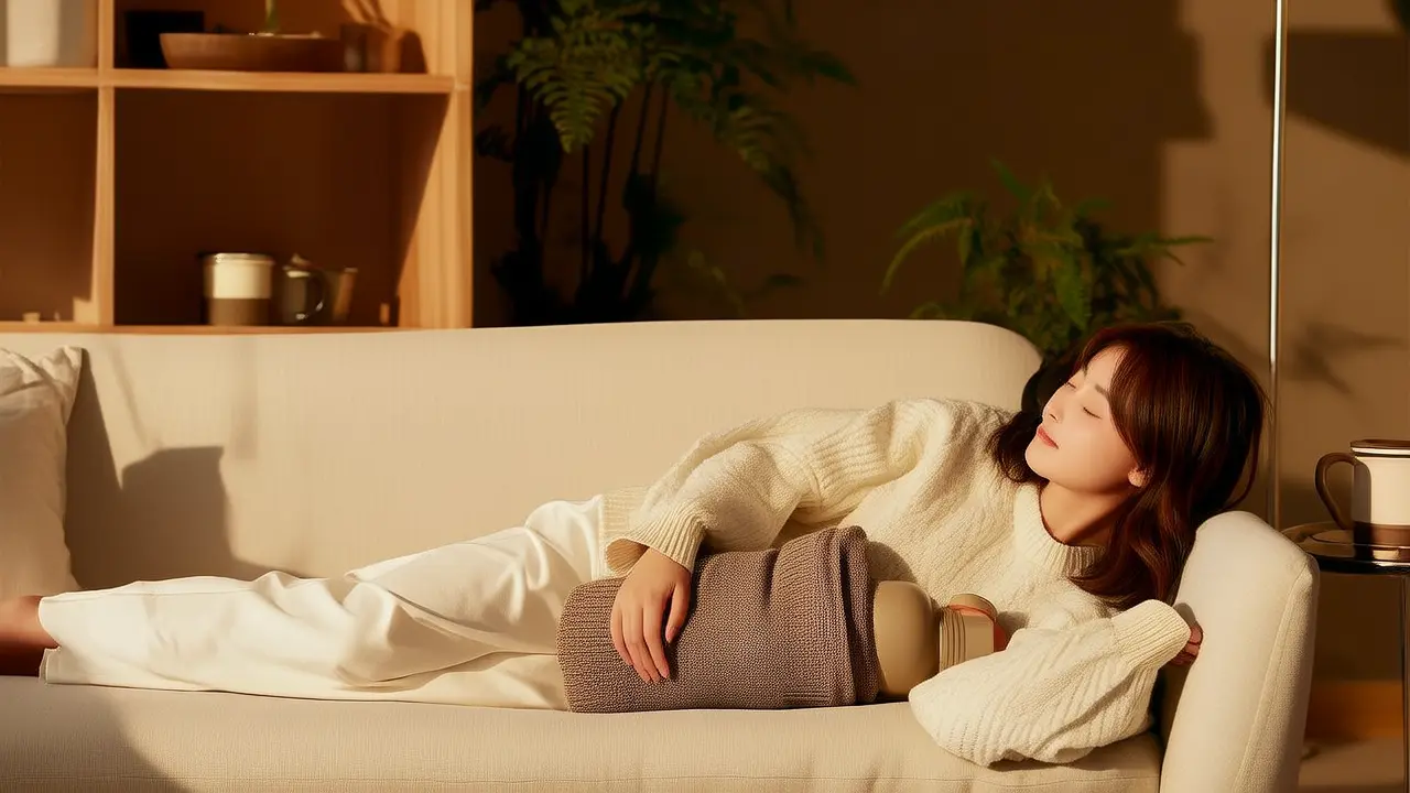 Simple technique to relieve menstrual discomfort: Hot compress plus ginger and jujube tea, warming the womb and regulating hormones