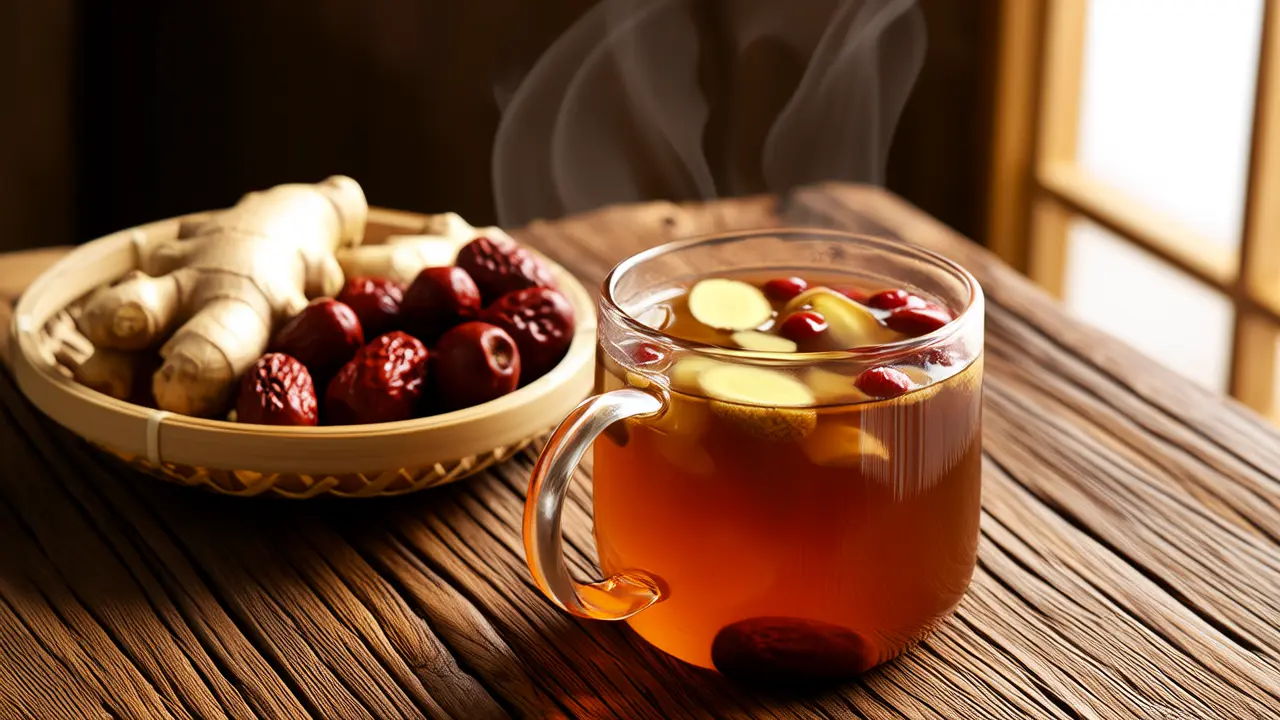 Simple technique to relieve menstrual discomfort: Hot compress plus ginger and jujube tea, warming the womb and regulating hormones