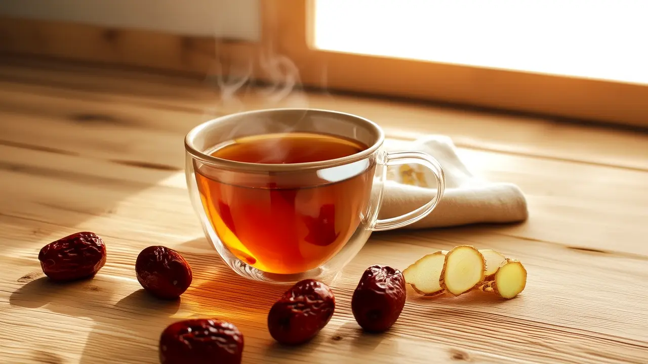 Menstrual Rest Tips: A Cup of Red Date Ginger Tea, Gentle Hormone Regulation