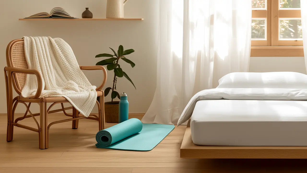Gentle Exercise During Menstruation: Baby Pose Yoga + Abdominal Heat Therapy, A Hormone-Soothing Tip