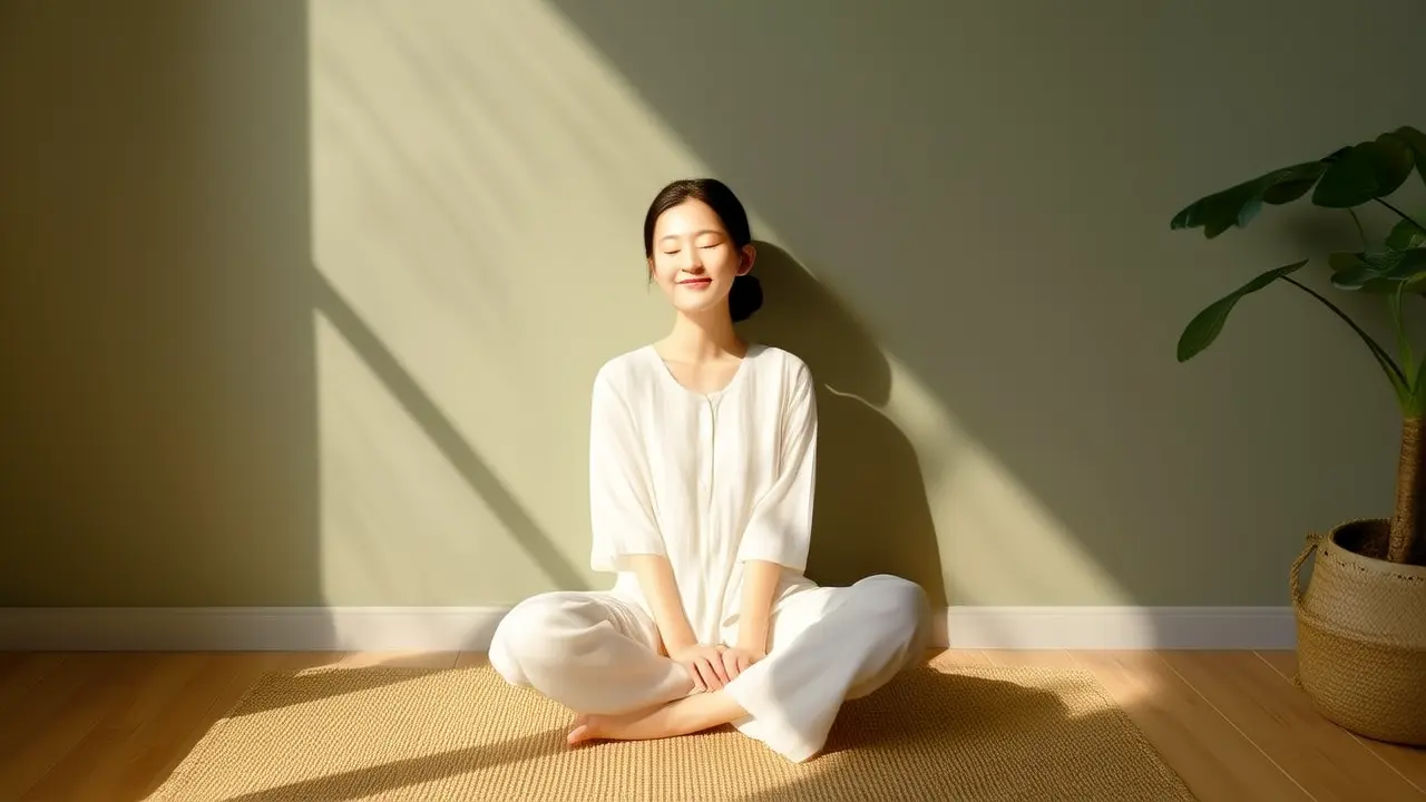 Meditação sentada para acalmar: um copo de chá + técnica de respiração em 3 minutos