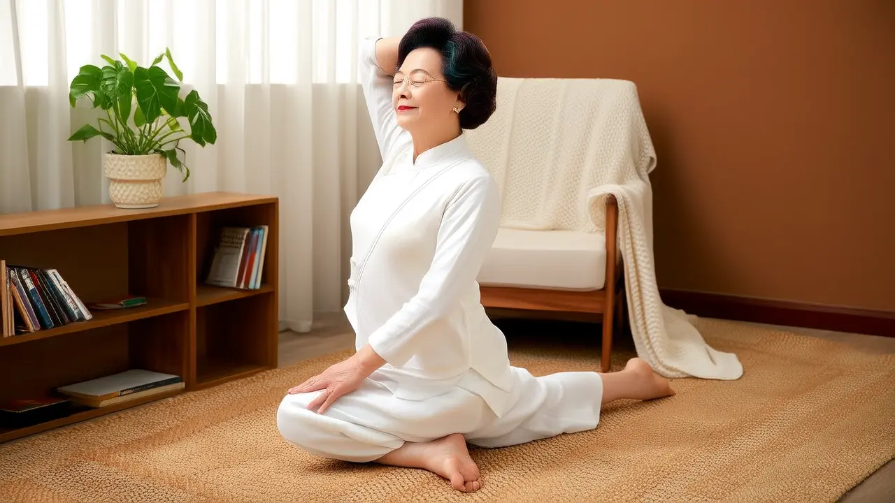 Sitting Long Doesn't Hurt Your Back: The Cat-Cow Pose on a Chair, Easily Mobilize Your Joints at Home