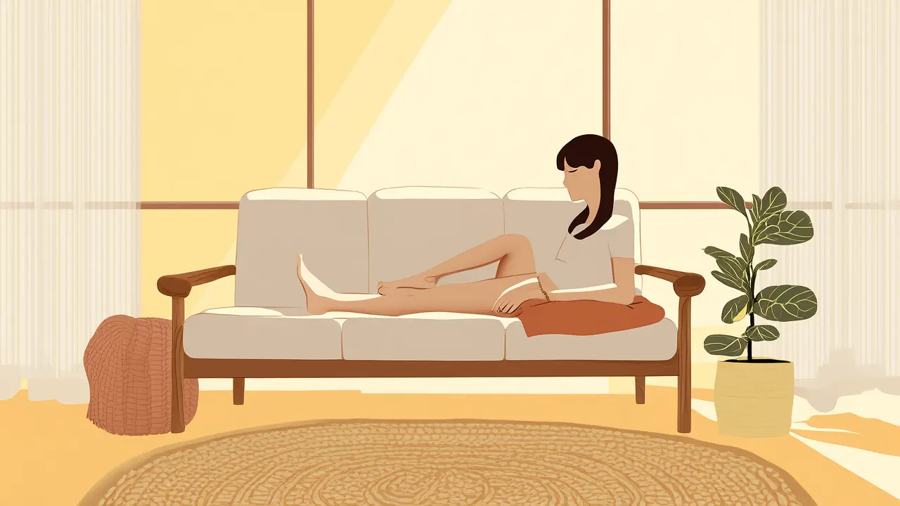 Sitting Stretching to Relax the Legs: A Chair to Relieve Stiffness and Soreness in the Legs