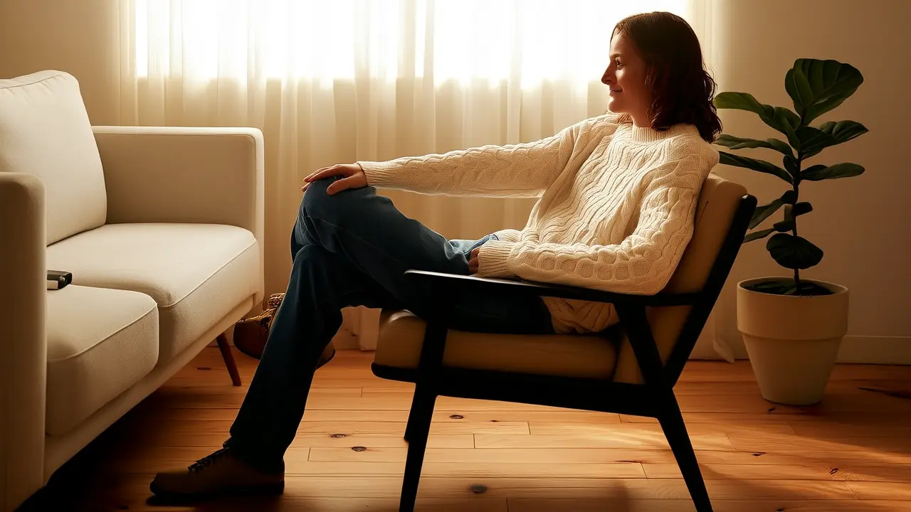 Back and waist pain after long sitting? Try this chair twist stretch, it's super simple to activate your muscles and bones