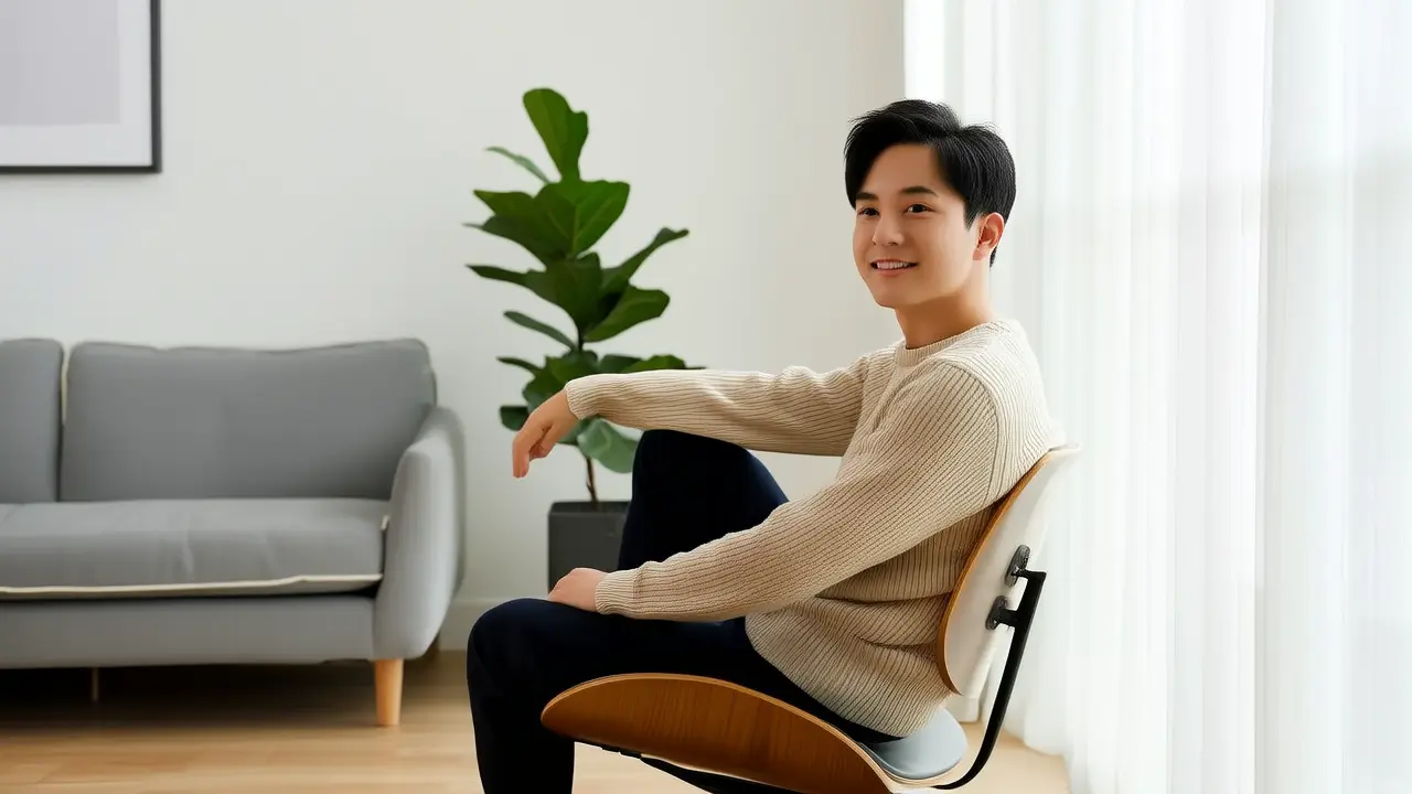 Five Stretches to Relieve Stiffness from Prolonged Sitting: A Simple Twist on the Chair to Ease Back and Shoulder Stiffness