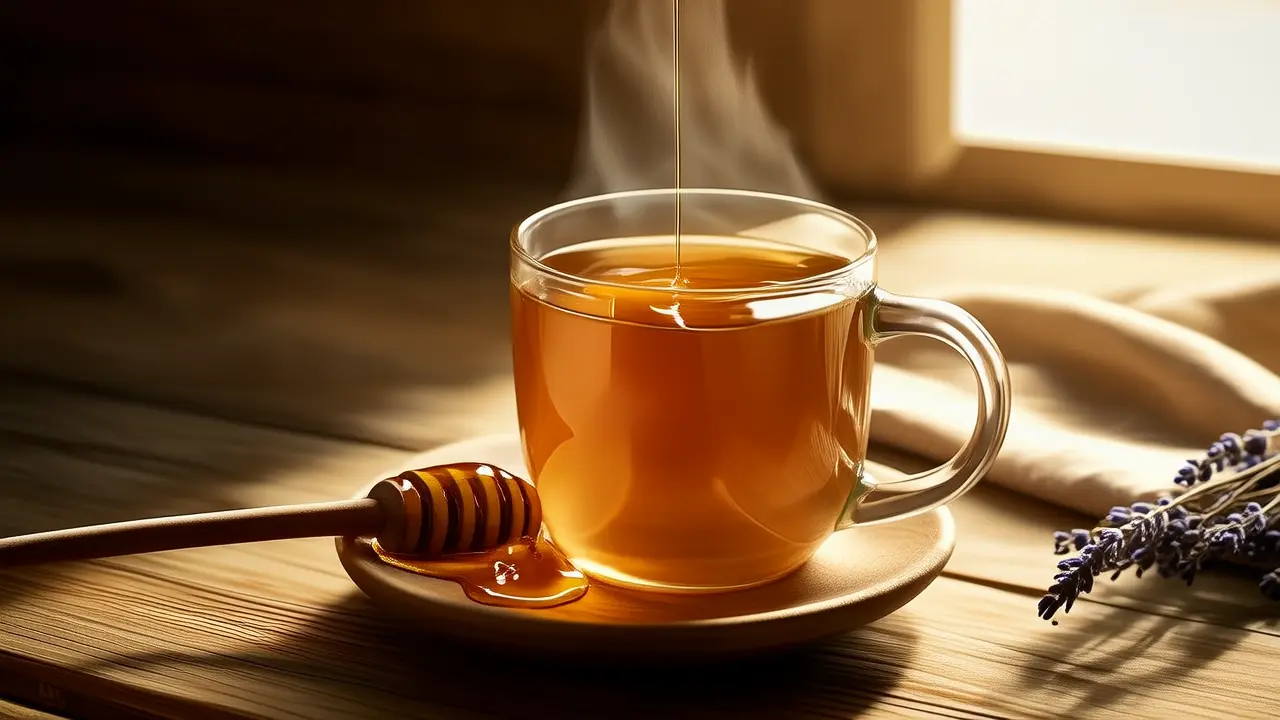 Home remedy for dry mouth: one cup of warm water and one spoon of honey, moisturizing the throat and nourishing blood and qi