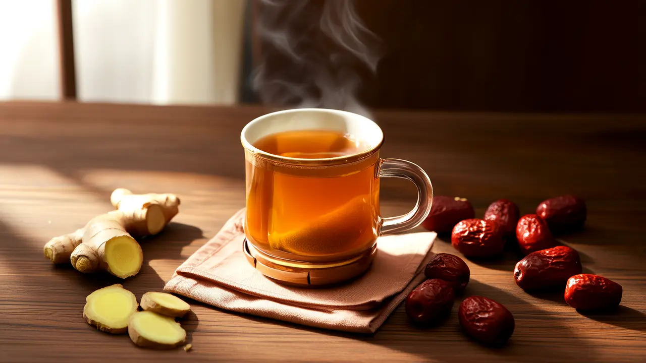 Dull Complexion Regulation Relies on Hormones: A Simple Tip - Warm Jujube and Ginger Tea