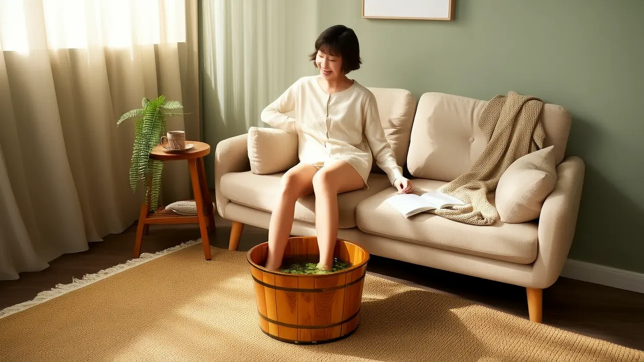 Daily Foot Soaking to Remove Dampness and Toxins, Soothe Body and Mind: A Gentle and Purifying Habit