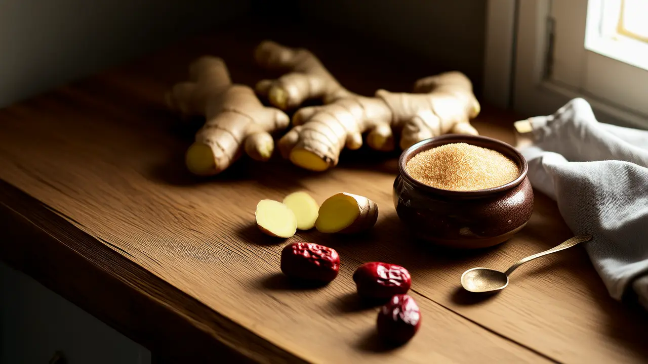 Consejos para calentar el útero: una taza de té de jengibre y higos secos, aliviar las molestias hormonales