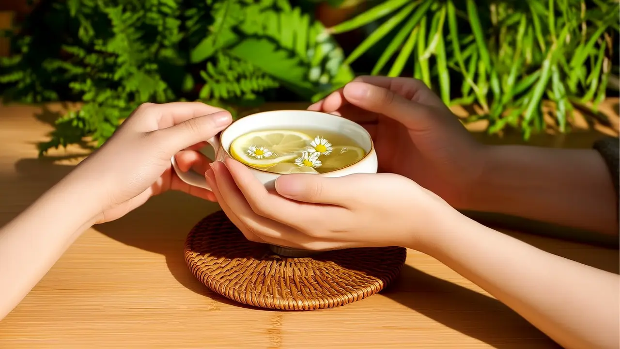 Eliminar la sequedad interna: método suave de desintoxicación con té de diente de león y flor de camomila