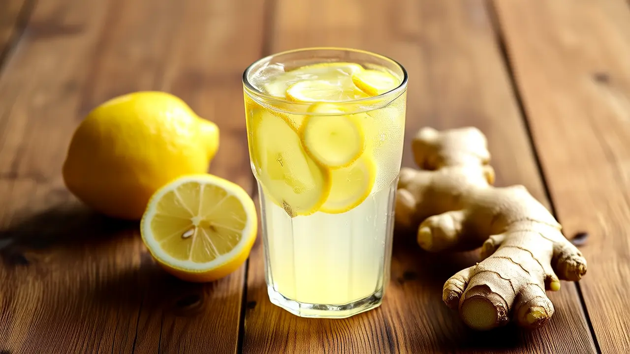 Alimentación ligera para purificar el cuerpo, pequeño truco suave para desintoxicar: un vaso de agua tibia con limón y jengibre cada día