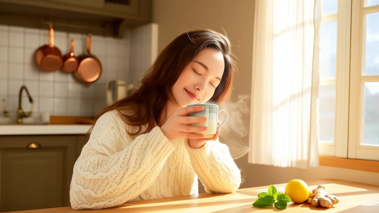 Alimentación ligera para purificar el cuerpo, pequeño truco suave para desintoxicar: un vaso de agua tibia con limón y jengibre cada día