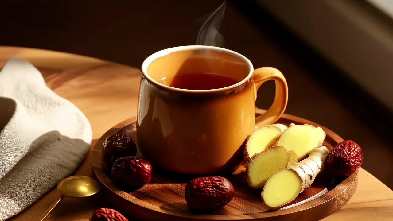 A small tip for balancing hormones and improving qi deficiency: Warming Ginger Jujube Tea