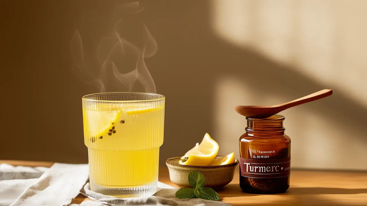 Beber un vaso de agua con limón y cúrcuma por la mañana, desintoxica fácilmente y hace que el cuerpo se sienta más ligero