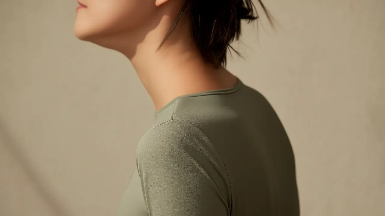 Daily Posture Correction: Stand Against the Wall for 5 Minutes Daily to Relieve Spine Tension