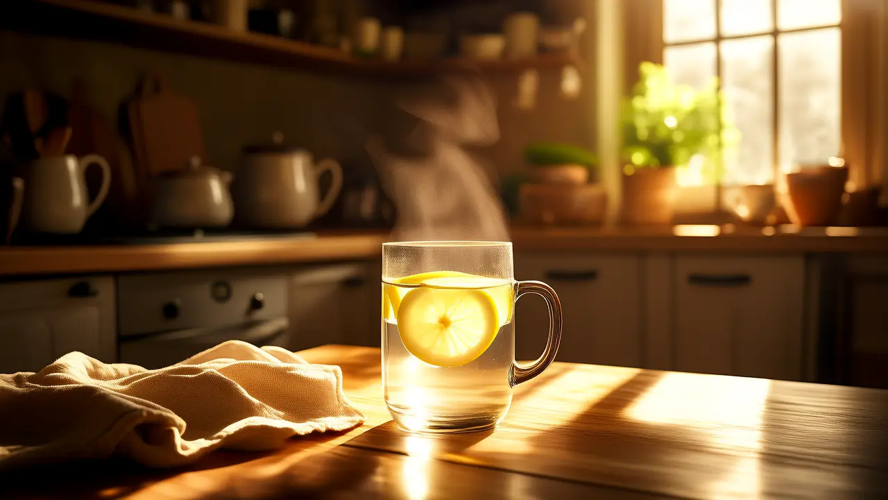 La regla dorada de la auto-disciplina alimentaria diaria: un vaso de agua tibia antes de comer, cultivando buenos hábitos