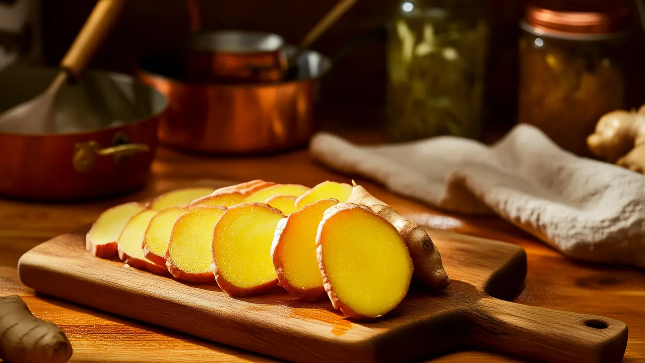 Hot Ginger Slices for Relieving Shoulder and Neck Pain: A Simple Home Natural Therapy
