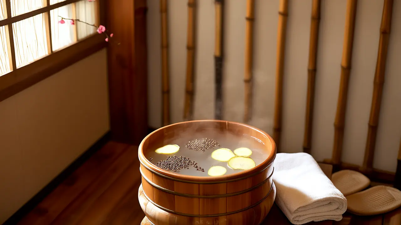 Ginger and Sichuan Pepper Foot Bath: A Natural Home Remedy for Joint Cold Pain