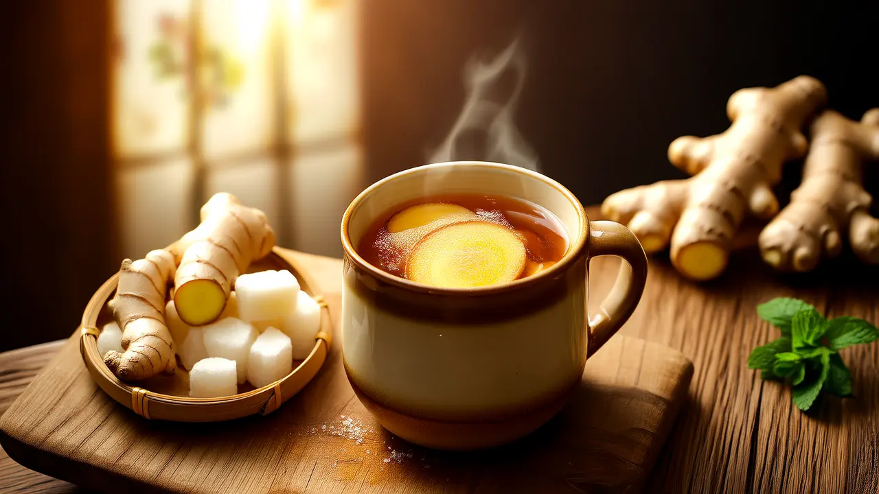 Ginger and Brown Sugar Water: A Gentle Natural Remedy for Menstrual Cramps