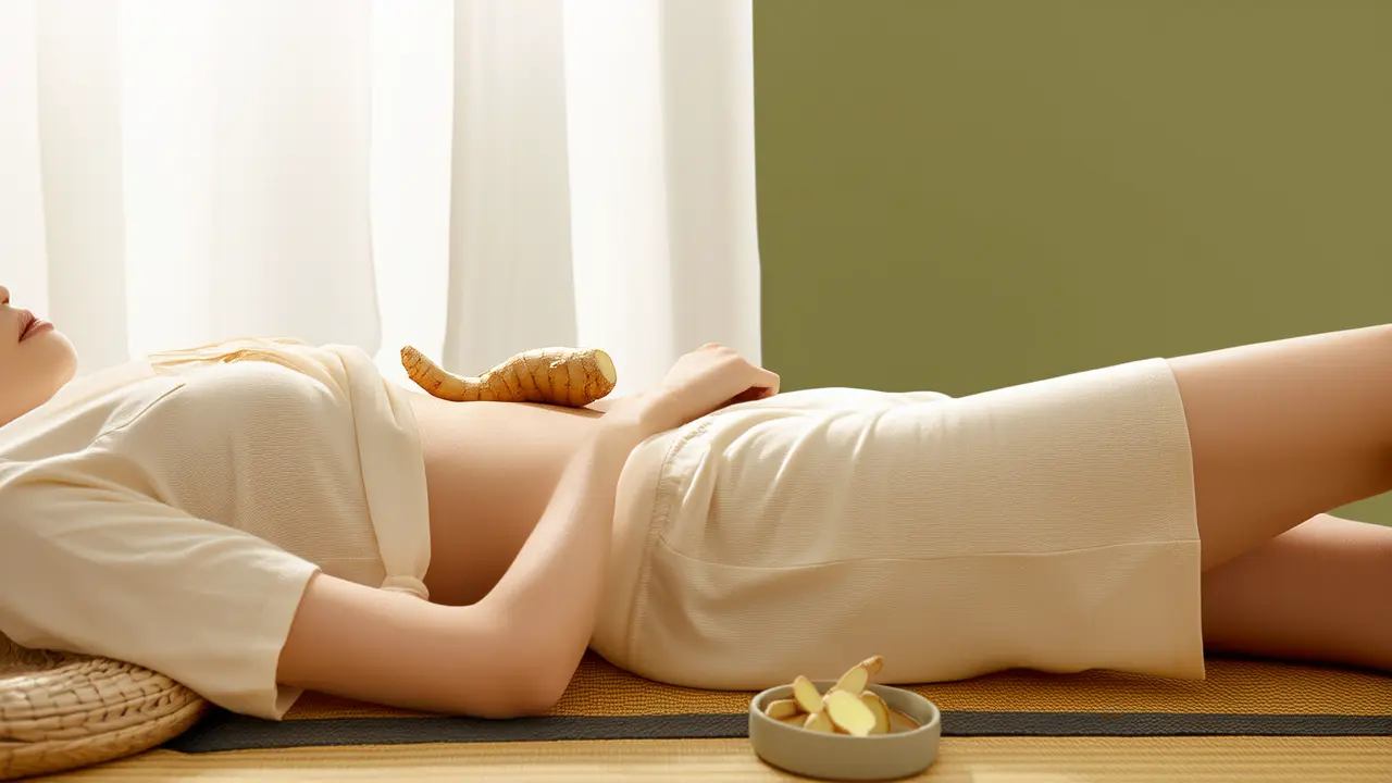 Ginger applied to the navel: A simple home remedy to easily relieve stomach bloating