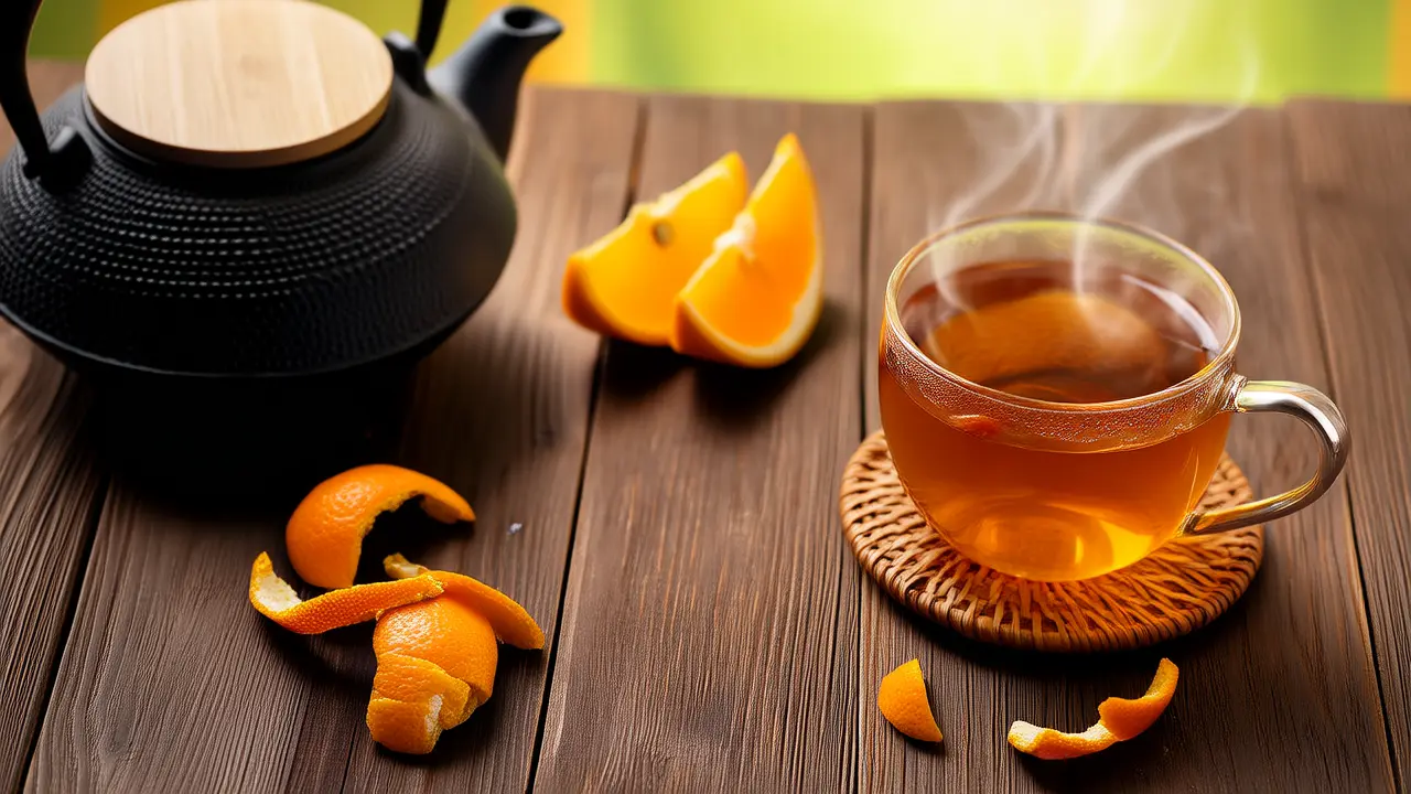 Eliminate dampness, fight inflammation, and nourish your body, starting with a cup of tangerine peel water